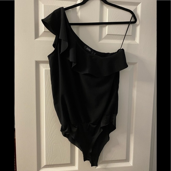 One shoulder ruffled body suit - Picture 1 of 2